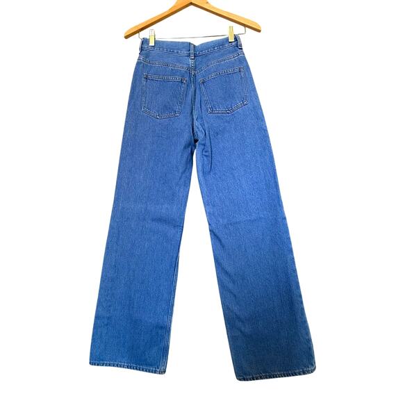 COS Jeans Womens sz 26 Blue Straight Preppy Fall Winter - Picture 10 of 10